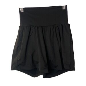 Halara Black High Waisted Athletic Skirt Shorts XS Pockets Running Tennis Golf